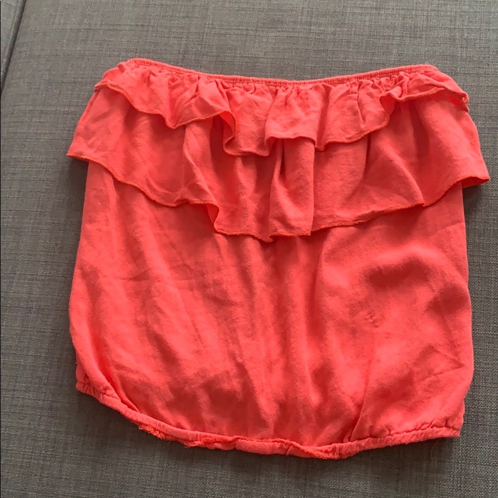 Strapless top